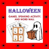 Halloween Vocabulary Games, Speaking Activity, and Word Wa