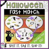 Halloween Vocabulary Picture Matching Game