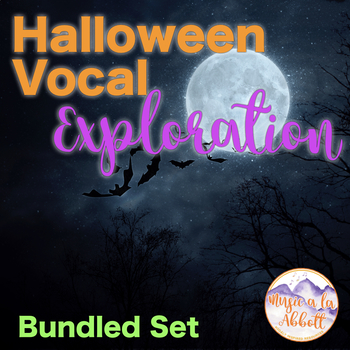 Preview of Halloween Vocal Exploration: Bundled Set