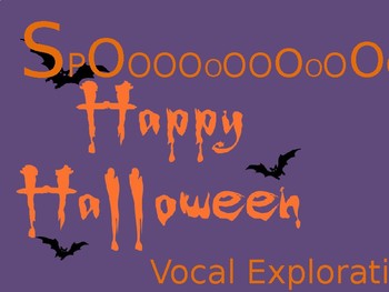 Preview of Halloween Vocal Explorations