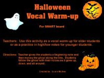 Preview of Halloween Vocal Warm-up