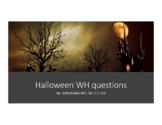 Halloween WH questions Speech Therapy No Print -- Distance
