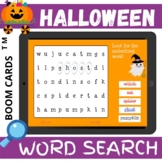 Halloween WORD SEARCH - Boom Cards Distance Learning No Print