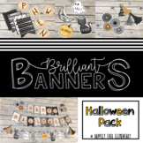 Halloween Watercolor Brilliant Banner Decor Pack