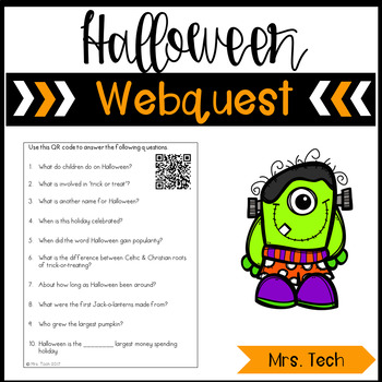 Preview of Halloween Webquest