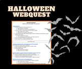 Halloween Webquest