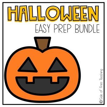 Preview of Halloween Week Survival Bundle- Easy Prep