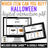 Halloween Which Item Can I Buy Digital Interactive Activity