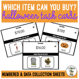 Halloween Which Item Can I Buy? Task Cards