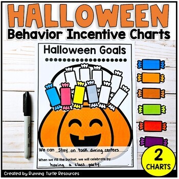 Preview of Halloween Whole Class Reward System, October Positive Behavior Chart