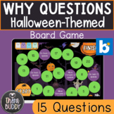 Halloween Why Questions Boom Deck No Print Digital Resource