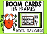 Halloween Spiders Counting To 10 Ten Frame Boom Cards™ Dis