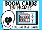 Halloween Skulls Counting To 10 Ten Frame Boom Cards™ Dist