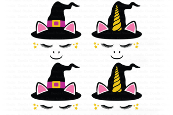 Download Halloween Witch Svg Halloween Unicorn Svg Unicorn Face Svg Witch Face Svg