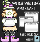 Halloween Witch a Craft and Writing Activity - Build and D