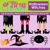 Halloween Witches Clip Art (Digital Use Ok!)