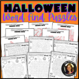 Halloween Word Find Word Search