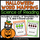 Word Mapping Mats Orthographic Sound Mapping SOR Halloween