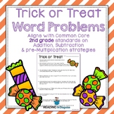 Halloween Word Problems: 2nd Grade