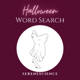 Halloween Word Search