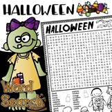 Halloween Word Search Puzzle October Halloween Early Finis