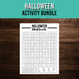 Halloween Word Search | Fun October Activity | Holiday Worksheet
