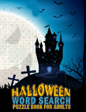 Halloween Word Search Puzzle Book with Solutions: Spooky F