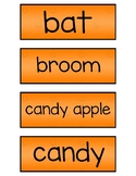 Halloween Word Wall - Words with Pictures - English - Set 