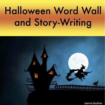 Preview of Halloween Word Wall and Story Writing