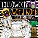 #Sparkle2022 Halloween Word Work Activities - Use with ANY