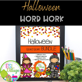 Preview of Halloween Word Work Templates
