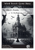 Halloween, Word search Puzzle game, Story with Halloween, 