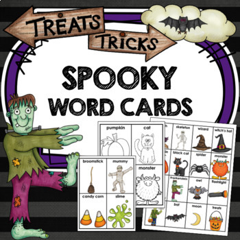 Preview of Editable- Halloween Words | Holiday Words