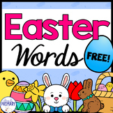 Christmas Words, Vocabulary, Kindergarten and First Grade FREE