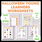 Halloween Worksheet packet Math and writing early finisher work