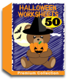 Halloween Worksheets for Kindergarten (50 Worksheets) No Prep
