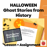 Ghosts from History: Halloween World History Lesson & Assignment