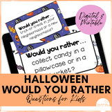 Halloween Would You Rather Questions * Digital & Print Att