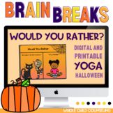 Halloween Would You Rather Digital and Print YOGA Movement