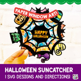 Halloween Wreath Suncatcher Craft | Preschool Halloween Ac