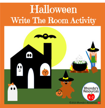 Halloween Write The Room Activity by Rhonda's Resources K-2 | TPT