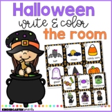 Halloween Write and Color the Room