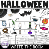 Halloween Write the Room Activity - Halloween Letter Writi