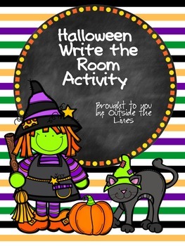 Halloween Write the Room by Outside the Lines | TpT