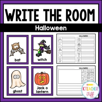 Halloween Write the Room by KTeacherTiff | TPT