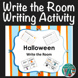 Halloween Write the Room Task Cards Printable and Digital 