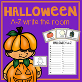 Halloween Write the Room A-Z