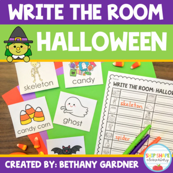 Halloween Write-the-Room Activity + Fast Finishers! by Bethany Gardner