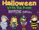 Halloween Write the Room - Rhyming Edition