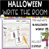 Halloween Write the Room | Sensory Bin Activity
